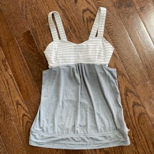 Lululemon No Limits Tank with attached sports bra